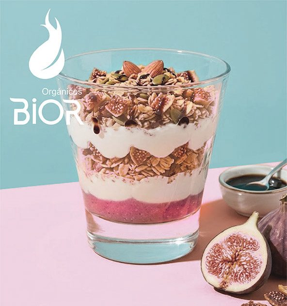 Delicia de higos Bior con yogur y granola