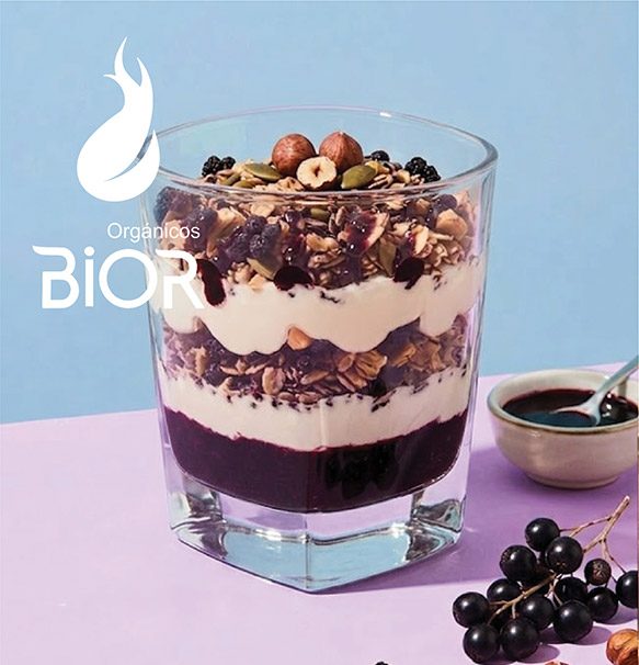 Delicia maqui Bior con yogur y granola